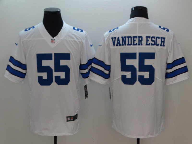 Men Dallas Cowboys #55 Vander esch White Nike Vapor Untouchable Limited Playe NFL Jerseys